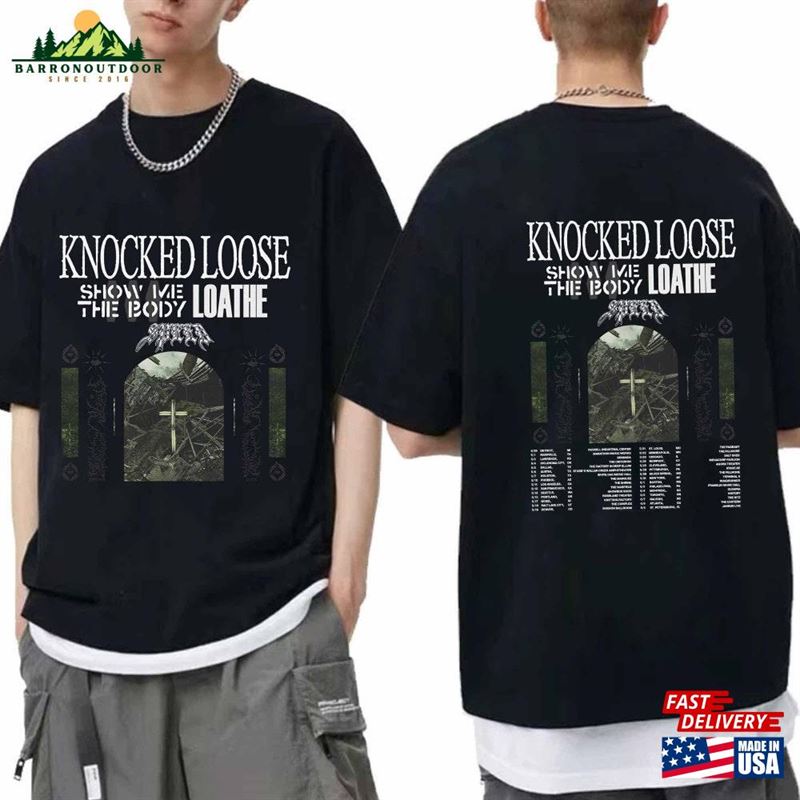 Knocked Loose 2024 Tour Shirt Concert Band Fan Sweatshirt Classic Knocked Loose 2024 Tour Shirt Concert Band Fan Sweatshirt Classic