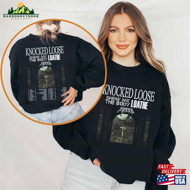 Knocked Loose 2024 Tour Shirt Concert Band Fan Sweatshirt Classic Knocked Loose 2024 Tour Shirt Concert Band Fan Sweatshirt Classic