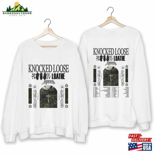 Knocked Loose 2024 Tour Shirt Concert Band Fan Sweatshirt Unisex