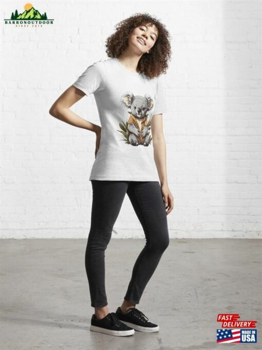 Koala Sitting In The Leaves Essential T-Shirt Hoodie Sweatshirt