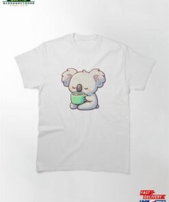 Koala’s Serene Tea Time Moment Classic T-Shirt Sweatshirt Hoodie