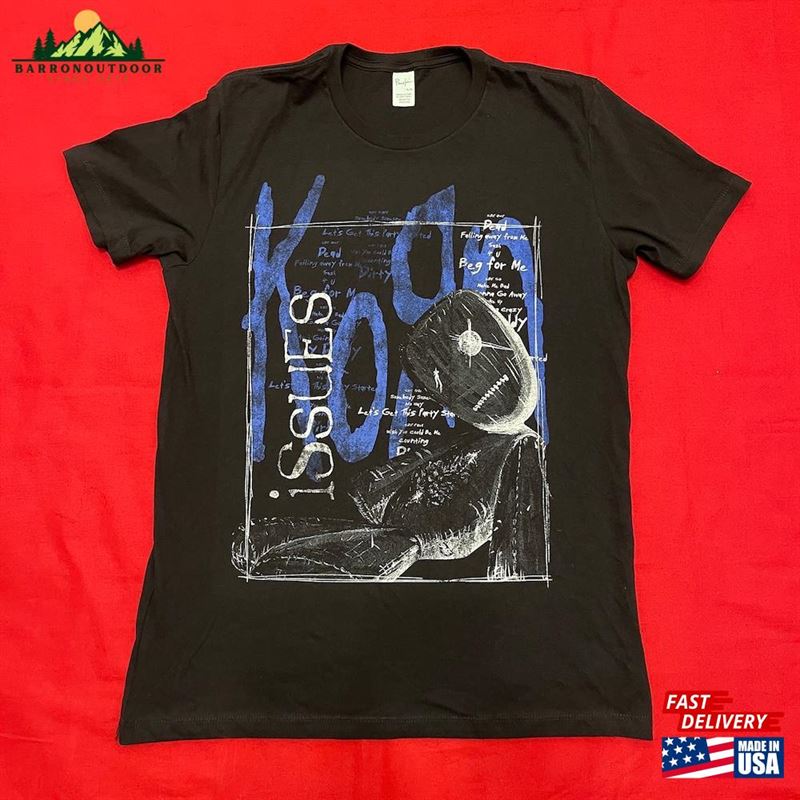 Korn Rag Doll Issues Song List Blue Graphic Nu Metal Band Shirt T-Shirt Sweatshirt Korn Rag Doll Issues Song List Blue Graphic Nu Metal Band Shirt T-Shirt Sweatshirt