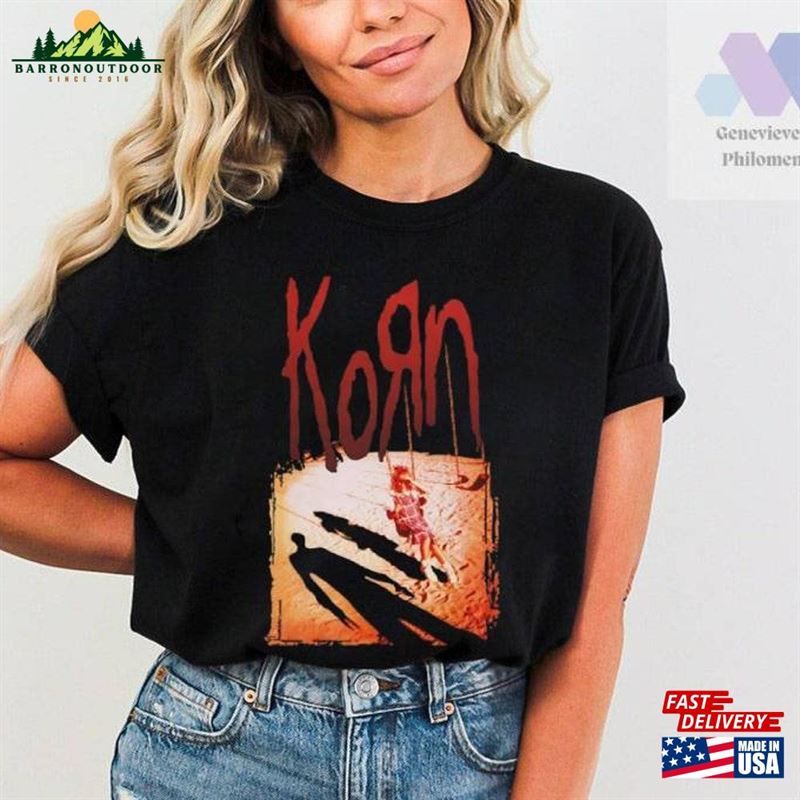 Korn Tribute T-Shirt Retro 90'S Heavy Metal Rock Band Tee Unisex Sweatshirt Korn Tribute T-Shirt Retro 90'S Heavy Metal Rock Band Tee Unisex Sweatshirt