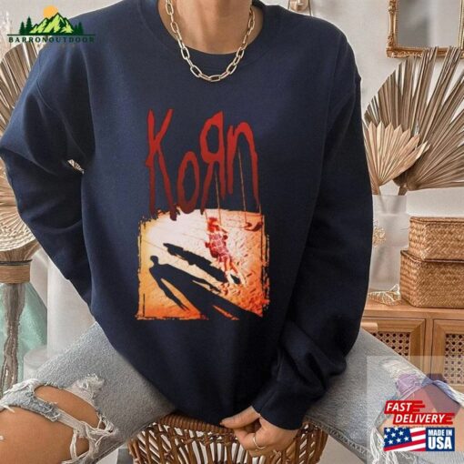 Korn Tribute T-Shirt Retro 90’S Heavy Metal Rock Band Tee Unisex Sweatshirt