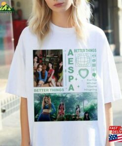 Kpop Aespa Shirt Synk Hyper Line Tour Better Things T-Shirt Unisex
