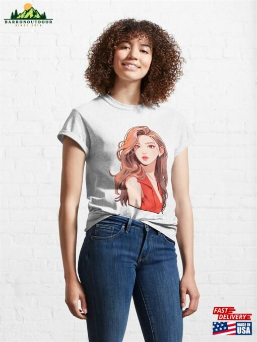 Kpop Style Fuscia Classic T-Shirt Hoodie