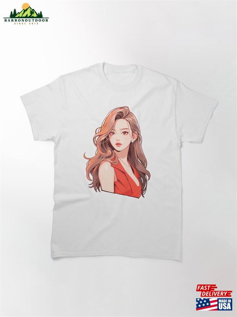 Kpop Style Fuscia Classic T-Shirt Hoodie Kpop Style Fuscia Classic T-Shirt Hoodie