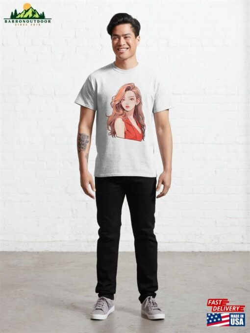 Kpop Style Fuscia Classic T-Shirt Hoodie