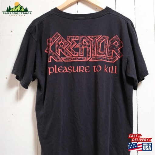 Kreator Pleasure To Kill Album German Thrash Metal T-Shirt Hoodie