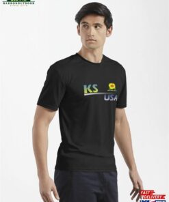 Ks Usa Written Textile Design Active T-Shirt Sweatshirt Classic 2 Ks Usa Written Textile Design Active T Shirt Sweatshirt Classic 3