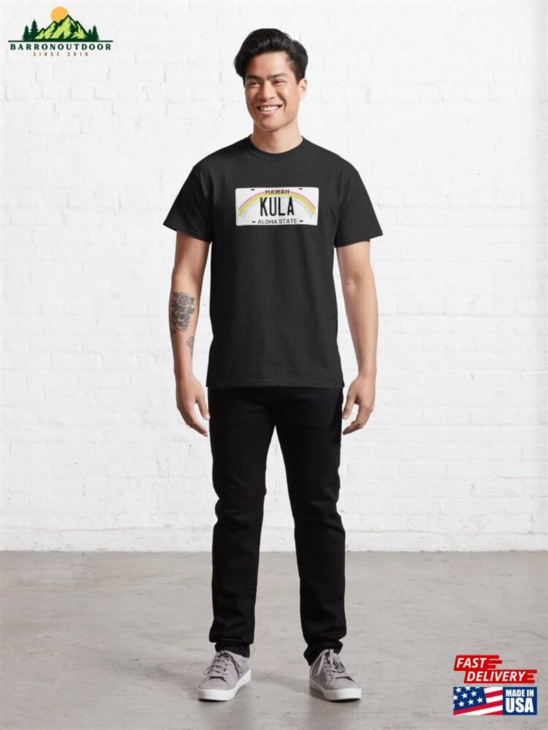 Kula Hawaii License Plate Classic T-Shirt Unisex Kula Hawaii License Plate Classic T-Shirt Unisex