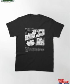 Kurumi Saiki K Manga Text Design Classic T-Shirt Unisex Hoodie