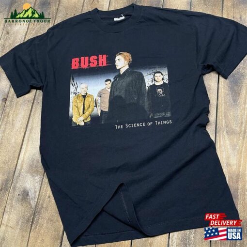 L Vintage Bush The Science Of Things 2000 Tour T Shirt T-Shirt Unisex