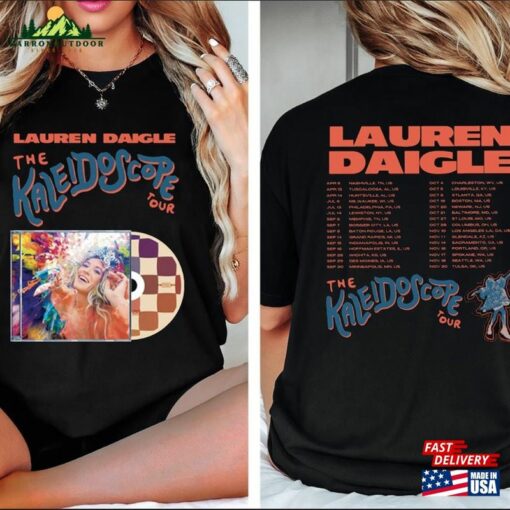 La Uren D Aigle Concert 2023 The Ka Leidoscope Tour T-Shirt Music Da Igle Shirt Unisex