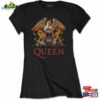 Ladies Queen Crest Freddie Mercury Brian May Official Tee T-Shirt Hoodie