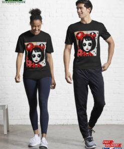 Ladybug Portrait Art Active T-Shirt Hoodie Unisex