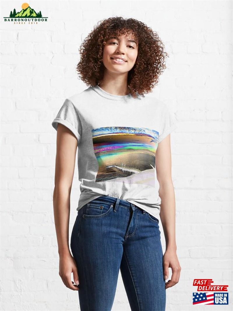 Lake Taupo Jetti Foil Effect Classic T-Shirt Hoodie Unisex Lake Taupo Jetti Foil Effect Classic T-Shirt Hoodie Unisex
