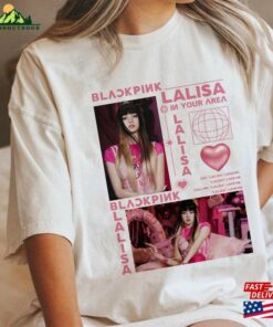 Lalisa Blackpink Born Pink Shirt World Tour Lisa Kpop Sweatshirt T-Shirt