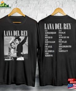 Lana Del Rey 2023 Tour Unisex Cotton Tee A Perfect Gift For Fans Of Her Vintage Style And Music Classic T-Shirt