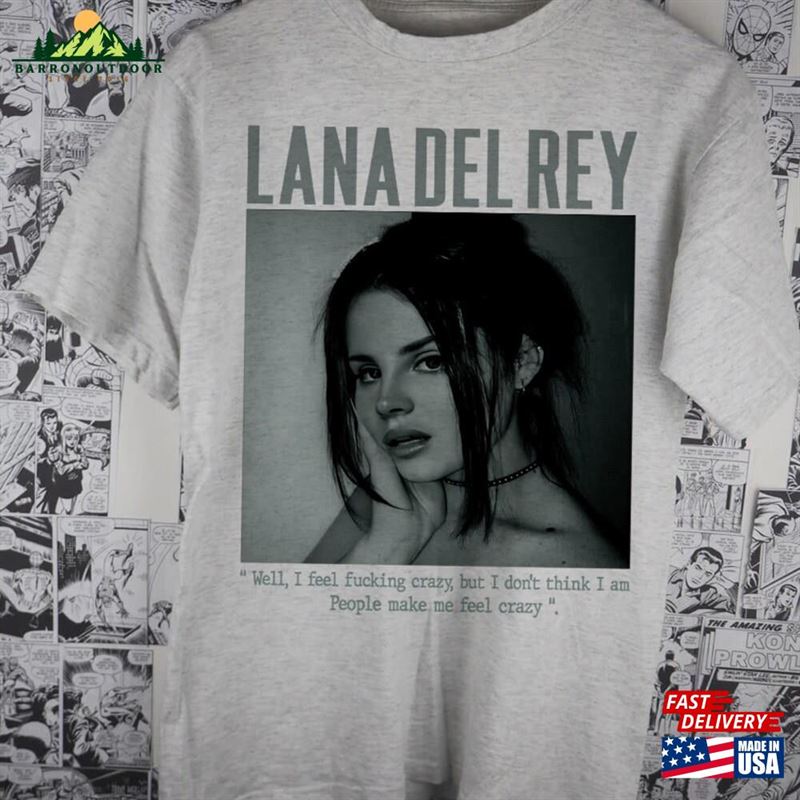 Lana Del Rey 90S T-Shirt Clothing Lyric Classic Lana Del Rey 90S T-Shirt Clothing Lyric Classic