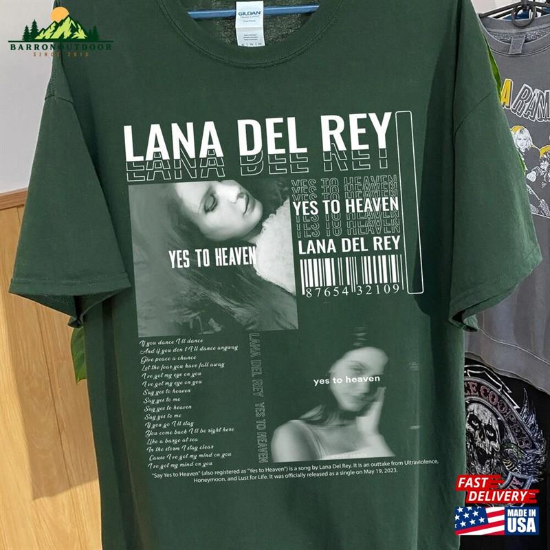 Lana Del Rey Album Yes To Heaven World Tour 2023 Shirt Graphic Gift For Men Women T T-Shirt Hoodie Lana Del Rey Album Yes To Heaven World Tour 2023 Shirt Graphic Gift For Men Women T T-Shirt Hoodie