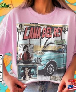 Lana Del Rey Comic Shirt Sweatshirt Retro Vintage Tour 2023 Album Lust For Life Graphic Tee Book Art L3004c Unisex Classic
