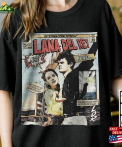 Lana Del Rey Comic Shirt Sweatshirt Retro Vintage Tour 2023 Album Norman Fucking Rockwell Graphic Tee Book L286 Hoodie