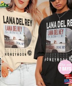 Lana Del Rey Music Shirt Vintage Album Honeymoon World Tour 2023 Tickets Y2k 90S Gift For Fan T-Shirt Classic