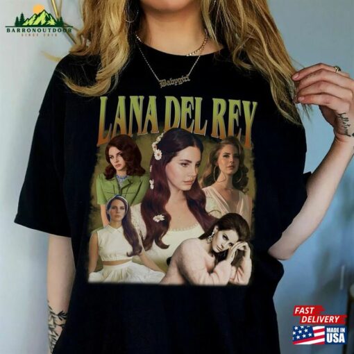 Lana Del Rey Retro Shirt Graphic Unisex Album Tee Hoodie