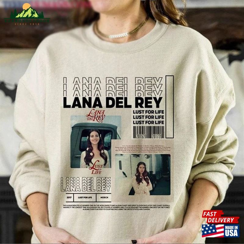 Lana Del Rey Shirt Vintage Album Sweatshirt Unisex Lana Del Rey Shirt Vintage Album Sweatshirt Unisex