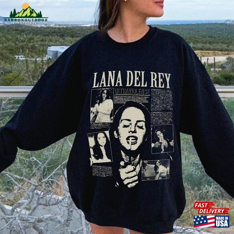 Lana Del Rey Shirt Vintage Merch Oversized Hoodie Classic Lana Del Rey Shirt Vintage Merch Oversized Hoodie Classic