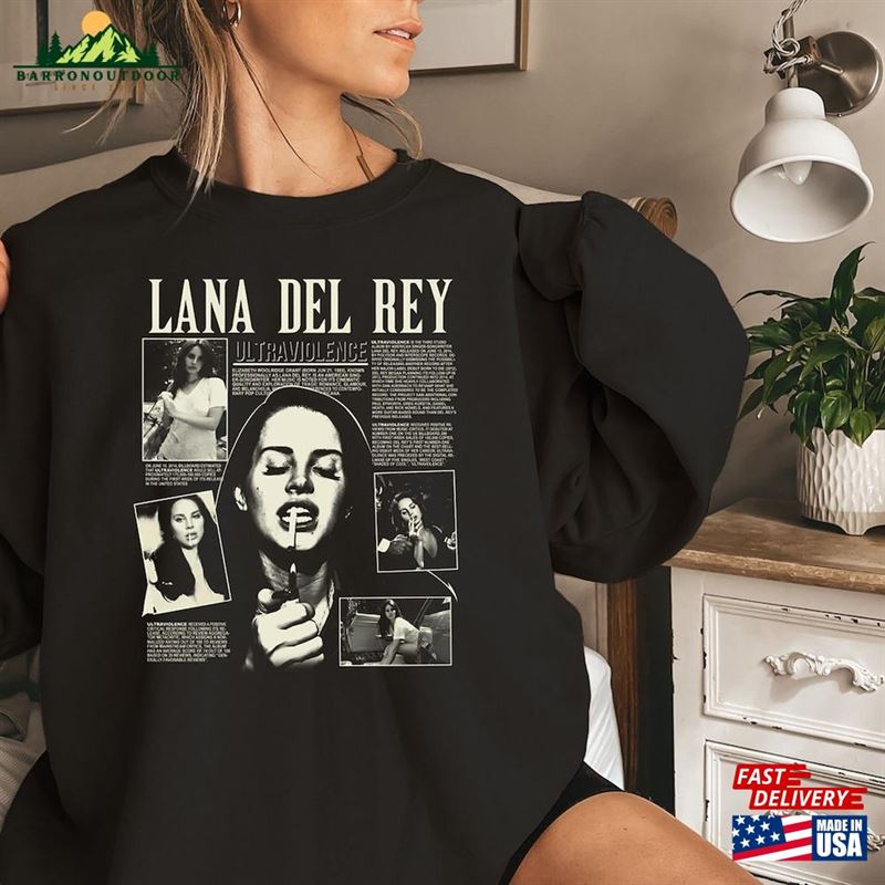 Lana Del Rey Sweatshirt Vintage Merch Oversized Unisex T-Shirt Lana Del Rey Sweatshirt Vintage Merch Oversized Unisex T-Shirt