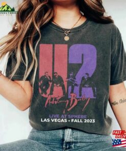 Las Vegas U2 Ultraviolet Sphere 2023 Band Concert Graphic Music Tshirt Hoodie T-Shirt