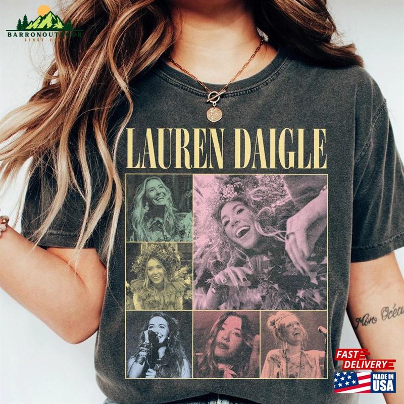 Lauren Daigle 2024 Tour Thank God I Do Shirt Concert For Fan Unisex Classic Lauren Daigle 2024 Tour Thank God I Do Shirt Concert For Fan Unisex Classic