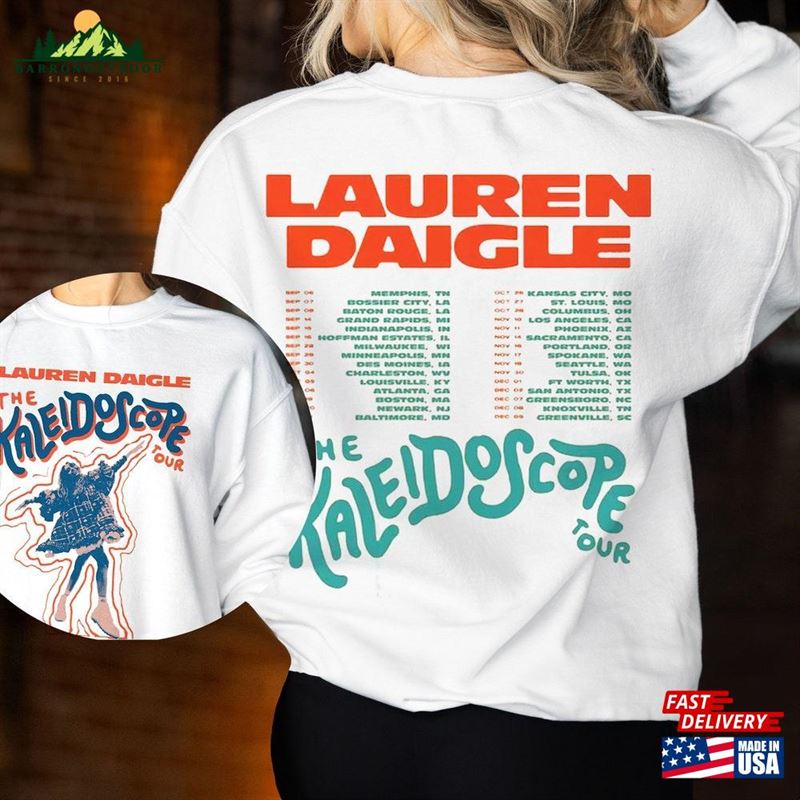 Lauren Daigle Sweatshirt The Kaleidoscope Tour 2023 T-Shirt Merch Lauren Daigle Sweatshirt The Kaleidoscope Tour 2023 T-Shirt Merch
