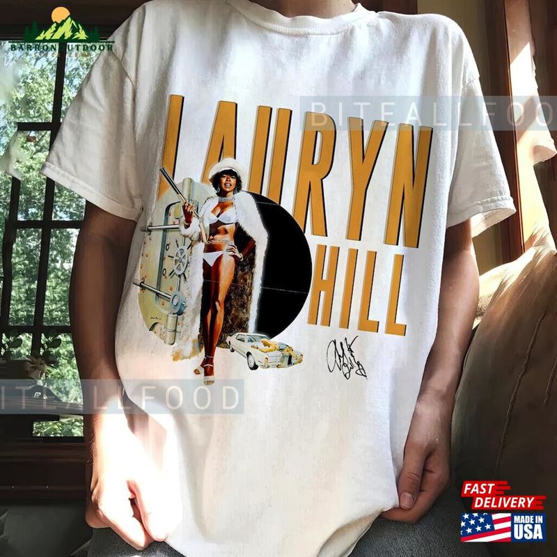 Lauryn Hill Hip Hop T-Shirt The Miseducation Of Inspired Vintage 90'S Hoodie Lauryn Hill Hip Hop T-Shirt The Miseducation Of Inspired Vintage 90'S Hoodie