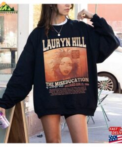 Lauryn Hill Rap Vintage Shirt The Miseducation Of Rapper 90S Sweatshirt Album Hoodies Unisex