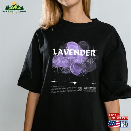 Lavender Haze T-Shirt Taylor Swift Merch Vintage Hoodie Sweatshirt