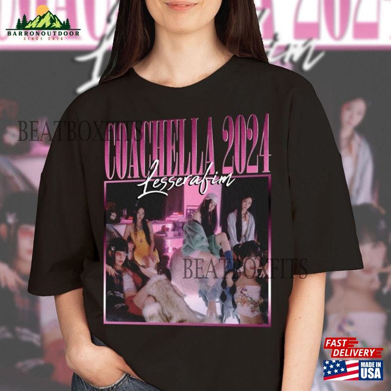 Le Sserafim Kpop Hoodie Perfect Night Album Shirt Chaewon T-Shirt Unisex Le Sserafim Kpop Hoodie Perfect Night Album Shirt Chaewon T-Shirt Unisex