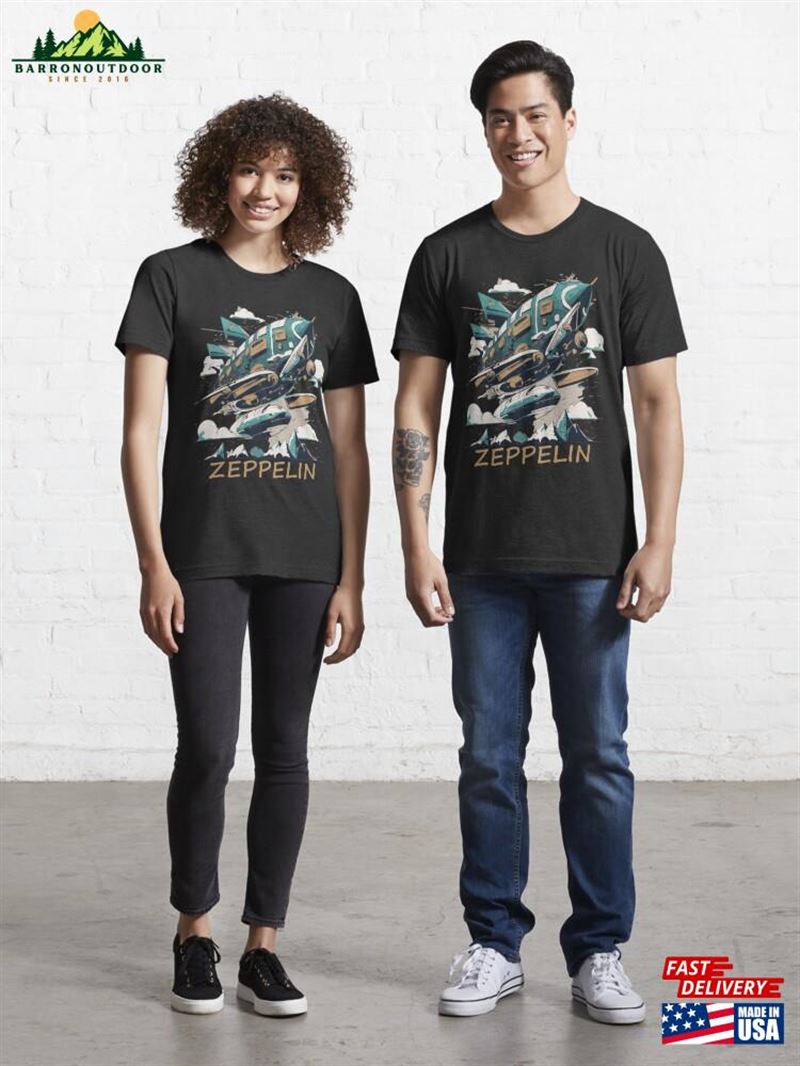 Led Zepelin 70S Classic T-Shirt Unisex Led Zepelin 70S Classic T-Shirt Unisex