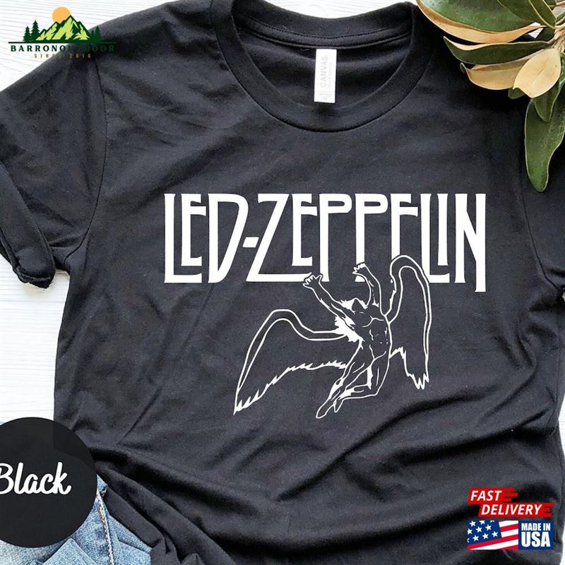 Led Zeppelin Band T Shirt Rock Gift Sweatshirt T-Shirt Led Zeppelin Band T Shirt Rock Gift Sweatshirt T-Shirt