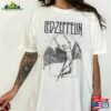 Led Zeppelin Shirt Retro Rock Band Tour Distressed 70S Music Concert Unisex Hoodie