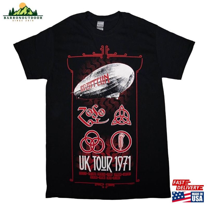 Led Zeppelin T-Shirt Black Unisex Band Sweatshirt Led Zeppelin T-Shirt Black Unisex Band Sweatshirt