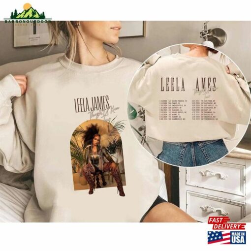 Leela James Thought U Knew 2024 Tour Shirt Fan Concert T-Shirt Sweatshirt