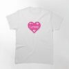 Lennon Name Pink Heart Classic T-Shirt Sweatshirt Unisex