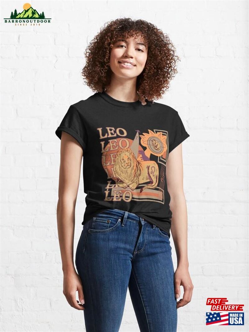 Leo Zodiac Sign Retro Classic T-Shirt Hoodie Sweatshirt Leo Zodiac Sign Retro Classic T-Shirt Hoodie Sweatshirt