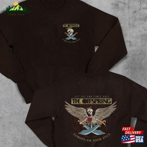 Let The Bad Times Roll Us Tour T-Shirt Offspring Band Shirt 2023 Hoodie Unisex