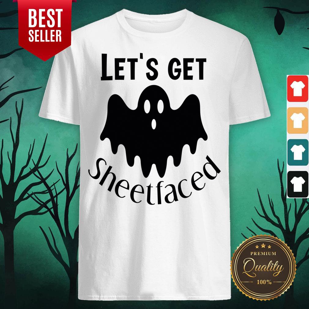 Let's Get Sheetfaced Ghost Halloween Shirt Let's Get Sheetfaced Ghost Halloween Shirt