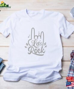 Let’s Rock T-Shirt Unisex Heavy Cotton N Roll Lover Gift Classic Sweatshirt