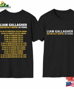 Liam Gallagher Definitely Maybe Tour 2024 T-Shirt Sweatshirt